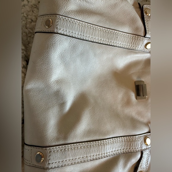 White off-white cream ivory Michael Kors Purse - Picture 9 of 12